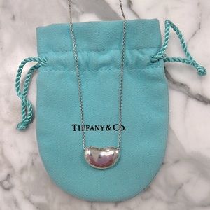 Tiffany & Co large Bean necklace sterling silver 18mm